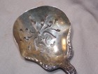 Antique Sterling Silver Gorham Baronial Old Slotted Serving Spoon 95 6 Grams