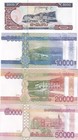 Laos Set 4 Pcs 5000 10000 20000 50000 Kip 2020  2022 P 41aa-41da Unc