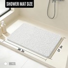 Shower Mat Bathtub Mat Non Slip  Bathmats Non Slip  Quick Drying Foot Scrubbe   