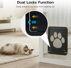 Petprime Cat Door For Screen Door With Flap Opening 8  10 Inches lockable Auto   