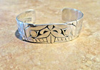 Gem     Vintage Northwest Coast Indians Haida Jean Ferrier Bird Design Bracelet