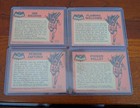 1966 Batman Black Bat 4 Card Lot Excellent Condition Joker Penguin Topps 