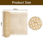 40 500cm Natural Hexagon Mesh Natural Cane Webbing Chair Repair Roll Us Stock