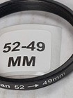 52-49mm Step-down Lens Filter Ring 52mm-49mm Stepping Converter Adapter E52-e49