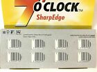 50 Count 7 O clock Yellow Sharp Edge Double Edge Safety Razor Blades 