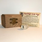 Civil War Bullet From Chattanooga  Battle Information Card And Chest With Coa