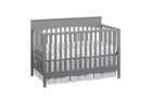 Harper 4-in-1 Convertible Crib Dove Gray Greenguard Gold Certified Free Ship   