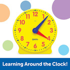Learning Resources Big Time Learning Clock  Analog Clock  Homeschool  12 Hour  B