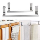 Cabinet Hanger Over Door Kitchen Towel Holder Drawer Hook Storage Bathroom Scarf
