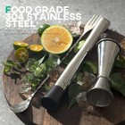 Homestia 3 Pcs Muddler For Cocktails Set  10   Muddler  12   3pcs   Silver 