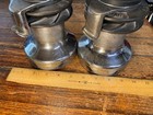 Pair Of Lewmar 16st Self  Tailing Winches 16 1 Power Ratio Chromed Bronze Drums