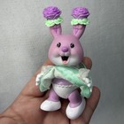 Vintage Tea Bunnies Carnation Mint Sweet Slumber Tea Party Purple Rabbit