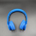 Beats Solo Hd By Dr  Dre Wired On-ear Headphones Blue With Aux Tested Working