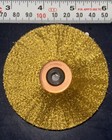Weiler 3    Platers Wire Wheel Brush Crimped Brass Bristle 22021       One Brush