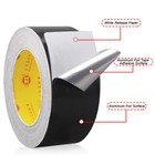 Aluminium Foil Tape Rolls 20 30 100mm X 50m Heat Insulation Self Adhesive Duct