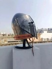 Knight Larp Steel Helmet  Halloween Bascinet Barbuta Helmet Medieval
