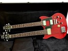 Double Neck Bass guitar 4 6 String Ebc Style Electric Guitar   Hard-shell Case