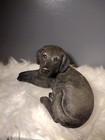 Vintage Labrador Sculpture sandicast Dog Statue 