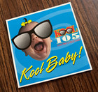 Kool 105 Kool Baby  Original Denver Area Radio Station Fridge Magnet