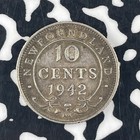 1942-c Newfoundland 10 Cents Lot f3964 Silver 