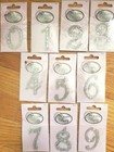 Craftbuddyus 2pcs Number 6 Self Adhesive Ab Clear Rhinestone Numbers Gems