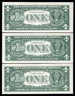 1969-d  1 Federal Reserve Note    inverted Overprint Error W  Bookends    Gem Unc