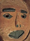 Northwest Coast Mask Vintage Haida Moon Mask Carved Cedar Wood
