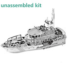 1 100 Metal Boat Ship Model Diy Lifeboat Kit Unassembled Kit Collection Gifts