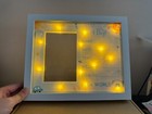 Led Baby Boy Birth Announcement Sign 4 x6  Picture Frame Wood