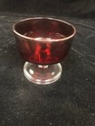 Set Of 12 Vintage Luminarc Cavalier Ruby Red Custard Dessert Glasses Cups