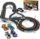 Slot Car Race Track Set Electric Powered Race Track Dual Racing Car Track Set