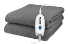Pure Warmth Polar Fleece Electric Heated Warming Full 77x84 Blanket Grey