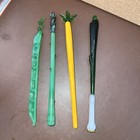 4 Vintage  Crate   Barrel Bloody Mary Vegetables Glass Swizzle Sticks Stirs Bar