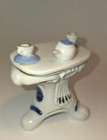 Vintage Victorian Porcelain Tea For Two Table Possibley From Deville Collection
