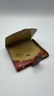 Vintage German austrian Metal Tobacco Case Red Black Decorative Hinged Design 
