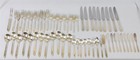 65 Pcs Vintage Community Oneida Grosvenor Silverplate Flatware Set In Box