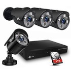 Xvim 1080p Hd Outdoor Home Security Camera System 8ch Dvr Night Vision Cctv