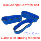 Us Stock Blue Sponge Conveyor Belt For Labeling Machine Accessories Parts