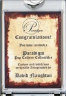 -seinfeld- David Naughton Signed autograph auto Certified Tv Trading Card