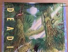 Deadicated Original Vintage Poster Grateful Dead 1990   s Pin-up Skeleton Rose 90s