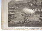 Tahiti Attack Captain Wallis 1780 James Cook   Anderson Antique Engraved View