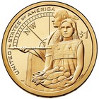 2014 P d Native American Sacagawea Hospitality Golden Dollar From Mint Roll