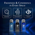 Beverly Hills Polo Club Men s Deodorant  3 Pack - Black   Blue  4oz 