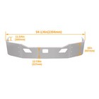 Steel Front Bumper Assembly W custom Sensor For 2011-2022 Kenworth T680 Chrome