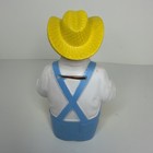Farmer Jacks Savings Time Plastic Coin Bank 1986 Bormans Inc  Crunch Bird Studio