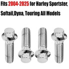 M10x1 5 Front Brake Caliper Bolts Metric Bolt For 2004-2024 Harley Touring Model