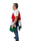 Mexican Poncho  Sarape Poncho  One Size  World Cup Soccer    Tricolor