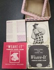 Vintage Weave-it Pin Loom 4  Box   Instructions