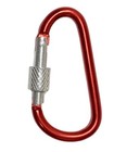  1 5  Locking Mini D-clip Hooks Utility Aluminum Carabiner For Camping back Pack