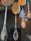 8 Pc Lapparra   Gabrie French Sterling Silver Dessert   Ice Cream Set 950   1000